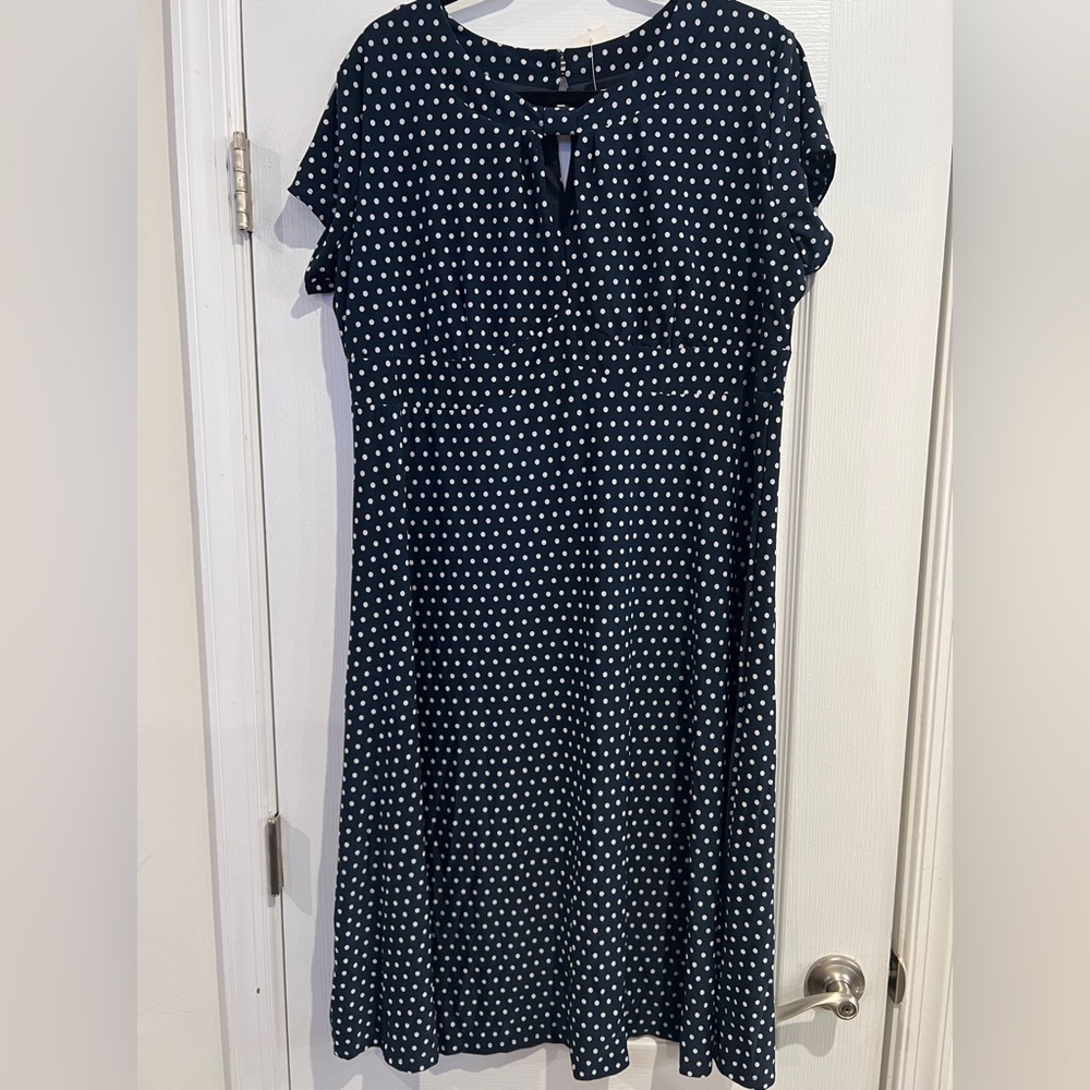 Lindy Bop Polka Dot Plus Size Dress